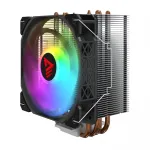 CPU au&scaron;intuvas SAVIO SAVGCOVORTEXX2ARGB su 4 &scaron;ilumos vamzdeliais, 120 mm ARGB ventiliatoriumi, juodas