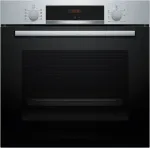 BOSCH Serie 4 HBA534ES3 orkaitė 71 L 3400 W Juoda, Nerūdijantis plienas