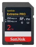 WESTERN DIGITAL Extreme PRO 2TB SDXC atminties kortelė 250MB/s 140MB/s UHS-I