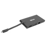 USB-C Dock - 4K HDMI, VGA, USB 3.2 Gen 1, USB-A/C &scaron;akotuvas, Gigabit Ethernet, atminties kortelių lizdai, 100W PD įkrovimas