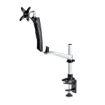 StarTech.com Monitorinis laikiklis stalui, 27 colių 16:9 arba 30 colių 21:9 ekranams, VESA 75x75/100x100, beįrankis reguliavimas, C-spaustuvas/gromet, spyruoklinė ranka
