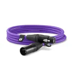 RODE XLR3M-PU premium XLR laidas, 3 m, violetinis