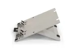 BakkerElkhuizen FlexTop 270 BNEFT270 laptopo stovas iki 16 colių (40,6 cm), 7 lygių, auk&scaron;tis 90-200 mm, aliuminis, pilkas