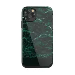 Apsauginis dėklas telefonui Devia Marble serija, skirtas iPhone 11 Pro Max, žalias, plonas, kietas korpusas