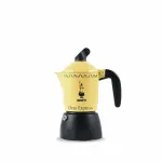 Mokos puodas Bialetti Orzo Express juodai geltonas