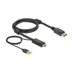 HDMI į DisplayPort kabelis DeLOCK 85963 4K 30 Hz 1 m