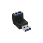 USB 3.0 adapteris A tipo ki&scaron;tukas / A tipo lizdas 90&deg; kampu InLine 35300R