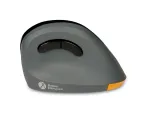 BakkerElkhuizen PRF Mouse Wireless belaidė vertikali pelė, pilka, de&scaron;inei rankai, optinė, RF belaidė, 1600 DPI, juoda, pilka