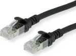 Roline Patch-Cable RJ-45 (M) - RJ-45 (M) 1 m SFTP PiMF CAT6 - Behalogenis, Lietas, Suvyta gysla - Juoda