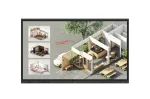 LG CreateBoard Standartinė interaktyvi lenta 190,5 cm (75 col.) 3840 x 2160 pikselių Liečiamas ekranas Juoda