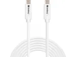 Sandberg USB-C į USB-C laidas, USB 3.2 Gen2, 100W, 3 m, baltas