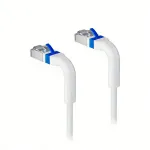 Tinklo kabelis Lanview LV-6AFTP-FLEX-ANG-02W-S &ndash; FTP Cat6A, lankstus, kampuotas ki&scaron;tukas, 2 m, baltas