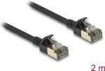 DeLOCK RJ45 Cat.8.1 tinklo kabelis 2 m juodas