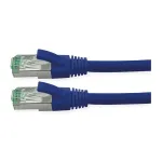 ROLINE RM Patch Laidas Cat.6A S/FTP (PiMF), Mėlynas, 3 m