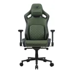 Universali žaidimų kėdė Cougar DEFENSOR S ARMY GREEN F &ndash; medžiaginis apmu&scaron;alas, 150 kg, W 760 &times; D 690 mm, H 129,5&ndash;137 cm