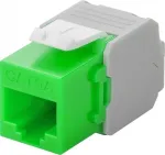 Wentronic Goobay CAT 6a KeyStone RJ45 Ki&scaron;tukas, Neekranuotas, 500MHz, Žalia-Balta (90687)