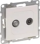 Legrand SEANO viengubas TV-SAT lizdas 765170 2 kabeliai ir HD-TV, juodos spalvos 5 (765170)