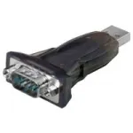Wentronic Goobay USB Serial RS232 keitiklis mini, juodas - USB 2.0 ki&scaron;tukas (A tipas) > D-SUB/RS-232 ki&scaron;tukas (9 kontaktų) (69822)