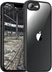 JT Berlin Pankow Hybrid 11113 dėklas-nugarėlė Apple iPhone 16e/17e telefonams, juodas/permatomas