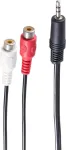 Audio kabelis 3,5 mm 2 x RCA ShiverPeaks BS30771