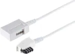 Telefono ilginimo laidas ShiverPeaks 70215-W TAE F ki&scaron;tukas