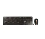 CHERRY DW 9100 SLIM belaidė klaviatūra su pele RF Wireless + Bluetooth AZERTY juoda