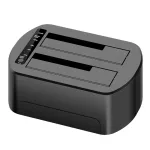 CoreParts MS-CLONER-SATA2.5-3.5 doko stotelė kietiesiems diskams, juoda