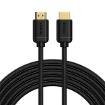 Baseus 2x HDMI 2.0 laidas 4K 60Hz, 3D, HDR, 18Gbps, 5m (juodas)