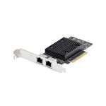 StarTech.com 2 prievadų PCIe 10Gb eterneto tinklo plok&scaron;tė, 10GbE tinklo sąsajos plok&scaron;tė, Broadcom BCM57416 lustas, dvigubi RJ45 10GBase-T/Gigabit, NIC, TAA