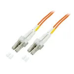 Skaidulinis optinis kabelis EFB Elektronik O0330.3 3 m LC oranžinis