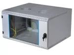 EFB Elektronik 691618VGR.60 19 colių sieninis spintinis 18U, 600 mm gylio, &scaron;viesiai pilkas (RAL7035)