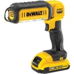 Dewalt 18V XR akumuliatorinis ne&scaron;iojamas LED darbo žibintas - be akumuliatoriaus