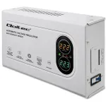 Qoltec automatinis įtampos reguliatorius AVR 3000VA 1800W kompakti&scaron;kas su toroidiniu transformatoriumi