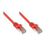GoodConnections Alcasa Cat5e RJ-45 komutacinis kabelis, 0,15 m, raudonas, auksuoti ki&scaron;tukai