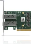 Mellanox NVIDIA ConnectX-6 Lx EN tinklo adapteris - Crypto Disabled su Secure Boot - PCIe 4.0 x8 - 2x SFP28 25GbE
