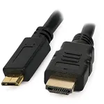 Techly HDMI laidas - HDMI vyri&scaron;kas į Mini HDMI vyri&scaron;ką 0,5 m juodas