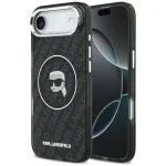 Karl Lagerfeld IML Karl Head Logo MagSafe dėklas iPhone Air, juodas