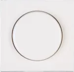 HEINRICH KOPP Dimmer Cover for Push-Button Changeover Dimmer HK07 (IP20, Clamp Fastening) - Pure White