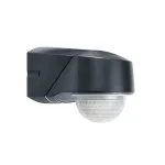 ESYLUX RC 130i lubų/sienos PIR judesio detektorius 20 m 360&deg; juodas IP54 2500 liuksų 2,5 m