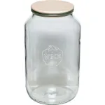 WECK Round Rim Jar 3L su mediniu dangteliu
