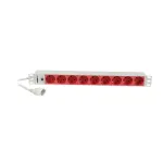 Synergy 21 ALLNET 19 colių 1U maitinimo juosta 9x Schuko lizdai CEE7 su IEC C14 ki&scaron;tuku 10A 2m juoda