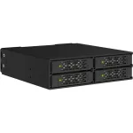ICY DOCK ToughArmor MB699V5P-B V3 4-Bay 2,5 inch NVMe U.2/U.3 SSD PCIe 5.0 Mobile Rack Enclosure for 5,25 inch Bay (with MCIO Connector)