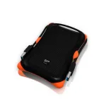 Silicon Power Armor A30 i&scaron;orinis HDD/SSD korpusas, 2,5 colio vieno lizdo, USB 3.2 Gen 1, Micro-USB A, oranžinis/juodas