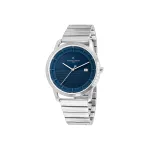 Vyri&scaron;kas laikrodis Pierre Cardin CLC.6005 43mm nerūdijančio plieno kvarcinis analoginis juodas ciferblatas odinis dirželis