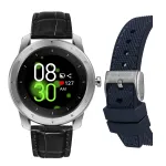 KENNETH COLE vyrų automatinis laikrodis su skeletiniu ciferblatu KCWGD2174061 &ndash; 45 mm nerūdijančio plieno korpusas, ruda odinė apyrankė