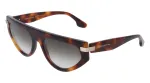 Victoria Beckham VB685S5618215 Moteri&scaron;ki kvadratiniai acetatiniai akiniai nuo saulės Havana Brown Gradient 56/18/140