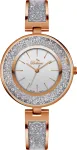 BELLEVUE Woman E68 33mm Quartz Analog Watch with Genuine Leather Strap