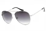 GUESS Women Sunglasses GF0399-01B Juodas plastikinis rėmelis Pilki polikarbonato lę&scaron;iai 62mm