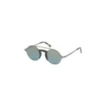 WEB EYEWEAR WE0247-09Q Unisex Square Sunglasses Havana Acetate Frame Brown Polycarbonate Lens UV400