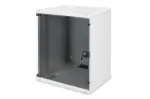 DIGITUS Compact Series DN-19 12-U-S-1 &ndash; sieninis tinklo spintas &ndash; &scaron;viesiai pilka RAL 7035 &ndash; 12U &ndash; 48,3 cm (19 inch)